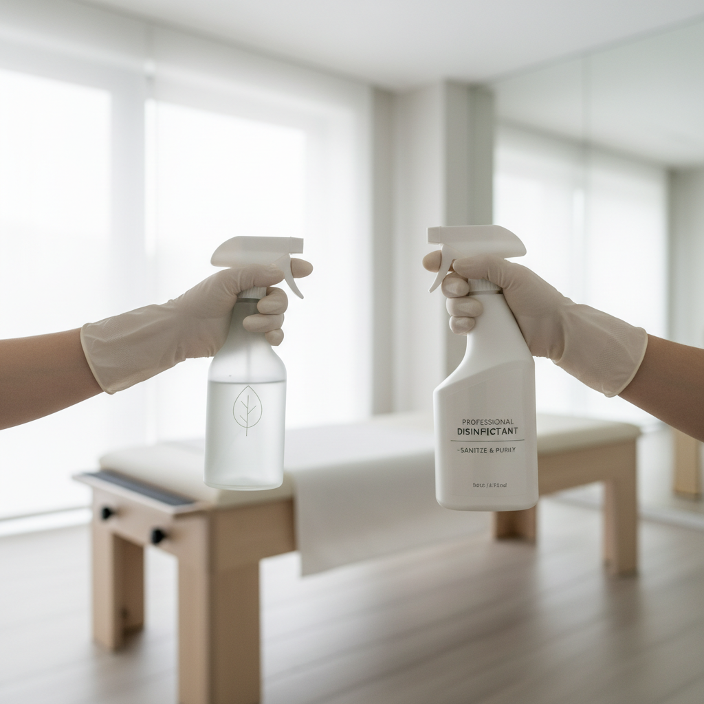 Green Cleaning vs. Disinfection: The Guide for NYC Wellness Studios